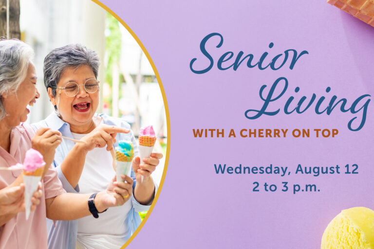 Senior Living With a Cherry on Top